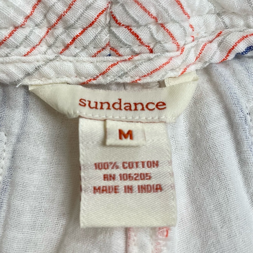 Sundance Gigi Stripe Gauzy Beach Drawstring Pant Size M - Picture 3 of 6